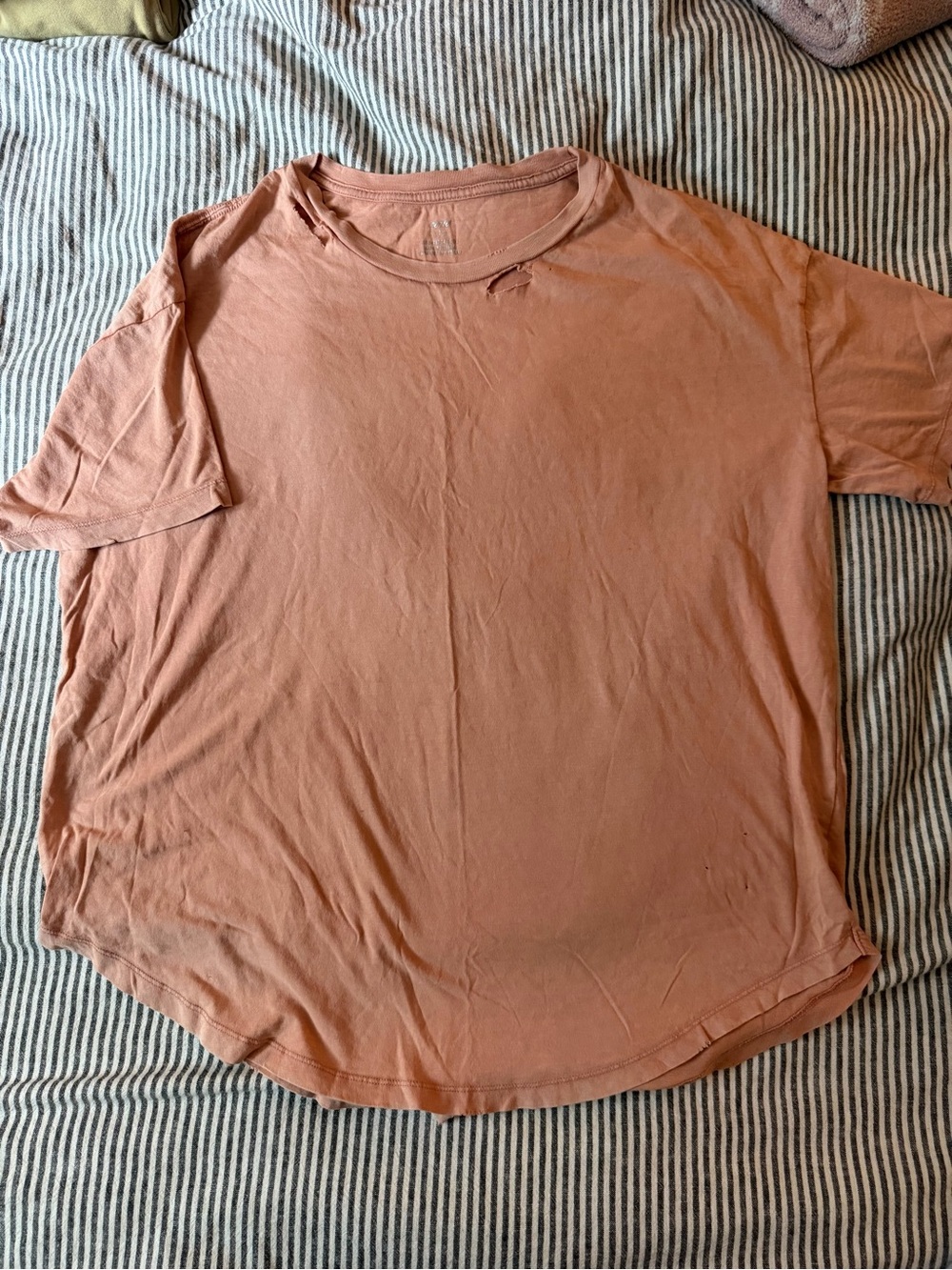 aerie Short Sleeve Crew Tee — Dusty Coral